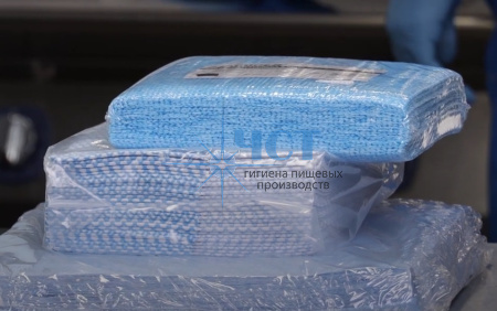 Салфетки вискозные HACCPER LS Blue,  400х400 мм, 10 шт/упак