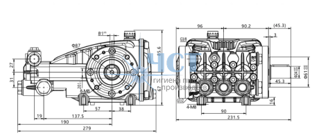 Плунжерный насос TK2325-N24