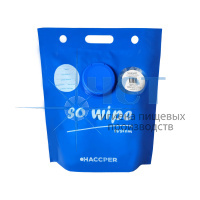 Протирочный материал HACCPER SO WIPE, 165х280 мм, бир, 250 л/рул, в гигиеничном одноразовом пакете
