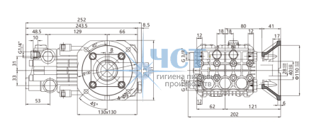 Плунжерный насос HT2310-N24