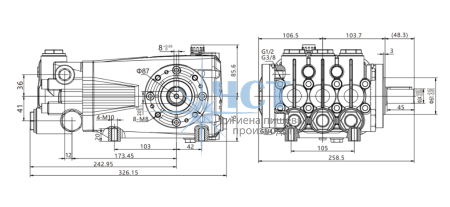 Плунжерный насос DSG4020-N24